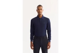 Resim AVVA Erkek Lacivert Klasik Bel Bi-Stretch Kırışmayan Slim Fit Pantolon A52Y3209 