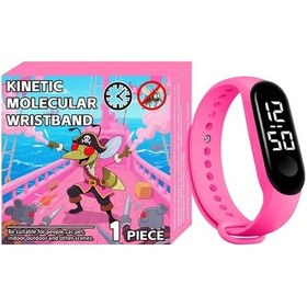 Resim Sunshine022 Pembe Elektronik Spor Bilekliği, Dokunmatik Ekranlı Fitness Ve Hediye Saat Diğer 