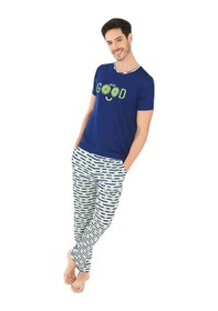 Resim Yeni İnci Yarım Kol Erkek Pijama Takım Epj838 001 