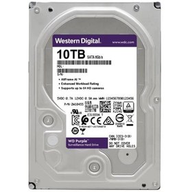Resim WD PURPLE 3,5" 10TB 256MB 7200RPM WD102PURX 