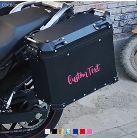 Resim Cloud011 Pembe M Motosiklet Araba Kask Su Geçirmez Özel Dekor Yazı Sticker 