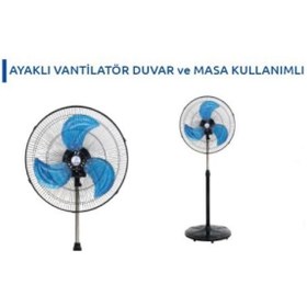 Resim Vanti Kcf276 130 Watt Sanayi Tipi Ayaklı Vantilatör 