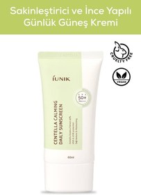 Resim Iunik centella calming daily moisture sunscreen uva uvb, spf 50+ pa++++ 60 ml 