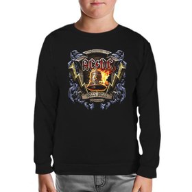 Resim AC DC Hells Bells Siyah Çocuk Sweatshirt 