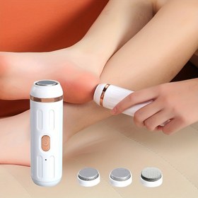 Resim Şarj Edilebilir Kablosuz Elektrikli Ayak Masajı - Yüksek Hızlı 3000 RPM, Ergonomik Tasarım ile Ayarlanabilir Isı Yoğunluğu ve Basınç, USB Güçlü Ev Kullanımı, Ayaklar, Bacaklar, Elektrikli Masaj, Ayak Bakımı, Rahat Ayakkabılar 