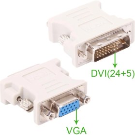 Resim Vcom CA301 DVI 24+5 Erkek To VGA Dişi Dönüştürücü 
