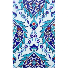 Resim Armada Çini 25x40 Cm SP 417 Mavi Göbekli Kütahya İznik Çini Karo 