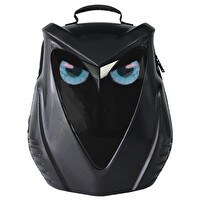 Resim Zampago Sert Kasa USB Şarj Girişli LED Baykuş Gözlü Motosiklet Sırt Çantası 
