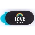 Resim Funsylab Kamera Kapatıcı Love Wins Siyah 