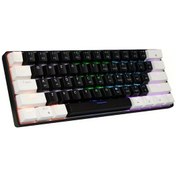Resim Geeksen Mekanik Klavye 61 Tuşlu Rgb Oyun Klavyesi İş Ofisi Taşınabilir Kompakt Kablolu Klavye Mini Oyun Meka Beyaz 