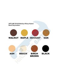 Resim Artline Ek-95 Mobilya Rötuş Kalemi. Walnut 