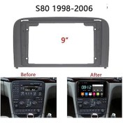 Resim Skycity Volvo S80 1998-2006 2 Din Oto Radyo/dvd Kurulum Paneli - Dashboard Uyumlu Abs Çerçeve - Kolay Montaj 