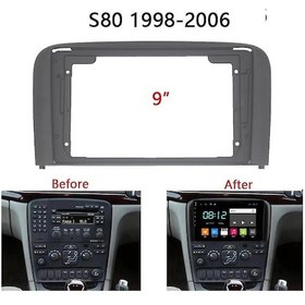 Resim Skycity Volvo S80 1998-2006 2 Din Oto Radyo/dvd Kurulum Paneli - Dashboard Uyumlu Abs Çerçeve - Kolay Montaj 