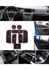 Resim Volvo S60 2018 2019 Araç Içi Silikon Kaymaz Ped Kaplama Seti 