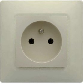 Resim Salbei Bej Krem Fransız Ups Prizi 767417 Legrand Çerçeve Dahil 