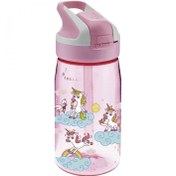 Resim Laken Tritan Oby Şişe 0,45l - Popicorns Unisex Çocuk Pembe Matara 