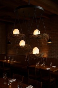 Resim Mihran kristal Hoby Aydınlatma 4'lü Kuş Yuvası 