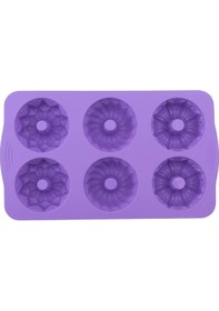 Resim Silicolife Sl06 6'lı Karma Kek Kalıbı Lila 