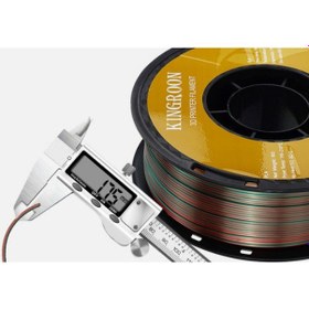 Resim Twinkling Pla Filament Simli Mavi Galaksi / Yıldızlı Gökyüzü Tonu 1.75mm 1 Kg Işıltılı Filament 