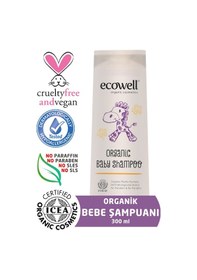 Resim Ecowell Organik Bebek Şampuanı 300 ML 