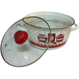 Resim Torino Reçel Serisi Emaye Kızartma Tenceresi 22 Cm Renkli 