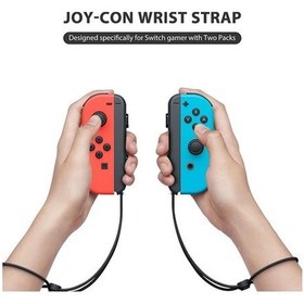 Resim Bloomnest Joycon Kablosuz Bluetooth Gamepad Ns Sol Sağ Kol Uzaktan Kumandalı El Kayışı + Boyun Askısı Kırmızı 