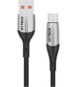 Resim Hytech Hy-X250 3A Micro Usb 1,2M Silver Data + Sarj Kablosu 