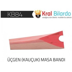 Resim Bilardo Masası Bantı . Üçgen Kauçuk Masa Bandı 