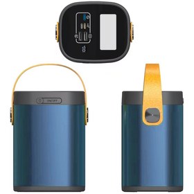 Resim kılıffuarı Zore B-12 QC 3.0 Hızlı Şarj Askılı Dijital Led Göstergeli Fenerli Taşınabilir Powerbank 120.000 mAh 