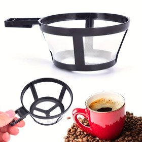 Resim Yeniden Kullanılabilir Kahve ve Çay Filtresi - Dayanıklı Naylon Ağ, Fransız Presi için Kolay Temizlenebilir Tasarım, Espresso Makineleri - Yüksek Kaliteli Demleme Aksesuarı 