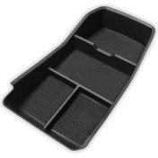 Resim Steellaar Kıa Ev9 2024 Iç Aksesuarlar Için Alt Merkez Konsol Organizatör Tepsi Saklama Kutusu (Yurt Dışından) 