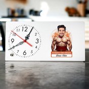 Resim Karikatürlü Erkek Sumo Güreşçisi Masa Saati 
