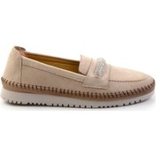 Resim Bej Kadın Loafer Ayakkabı K01536999902 Bej 