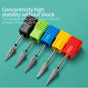 Resim 1/5 Parça Set Tungsten Çelik Tırnak Matkap Uçları, Yüksek Konsantrik Dengeye Sahip Tırnak Cilası Başlığı – Profesyonel Manikür Aleti Tırnak Çıkarma, Ölü Deri Temizleme ve Şekil Değiştirme İçin, Kokusuz 