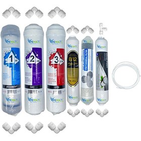 Resim Pemax Water Solutions Kapalı Kasa Su Arıtma Cihazı STD 6'lı Mebransız B12 Alkali-Şeffaf Mineral -Gümüş İyon Tat 