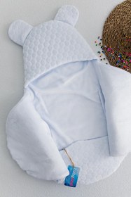 Resim Babymod Kabartmalı Velboa Erkek Bebek Kundak 
