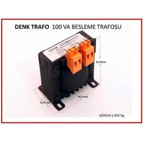 Resim 100 Va 1 Çıkışlı İzole Trafo 