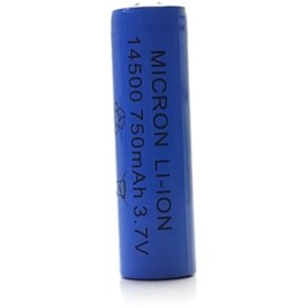 Resim Micron 750 mAh 3.7 V 14500 Li-Ion Şarj Edilebilir Pil 