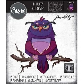 Resim 664730 Thinlits Kesme Seti, 16'lı Paket, Tim Holtz Arthur Colorize 