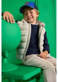 Resim Defacto Erkek Bebek Okul Su Geçirmez Tafta Kapüşonlu Şişme Yelek A2221a525augr94 Gri 