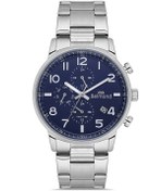 Resim Belmond KNG1149.390 Gümüş & Lacivert Çelik Kordon Erkek Kol Saati 