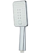 Resim T-May Banyo Çınar Dikdörtgen El Duş Seti Başlığı Krom - 2 Fonksiy Krom 
