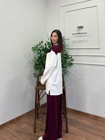 Resim Verona Uzun Kollu Bordo Takım - L 