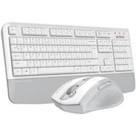 Resim A4 Tech Fg2500s Beyaz Plus 2.4ghz Fn-mm Türkçe Q 3200dpı Klavye & Mouse Set Diğer 