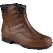 Resim Gezer Kaymaz Taban Içi Yünlü Su Geçirmez Fermuarlı Çizme 