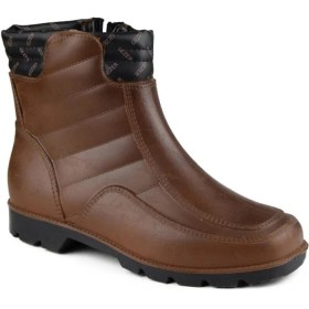 Resim Gezer Kaymaz Taban Içi Yünlü Su Geçirmez Fermuarlı Çizme 