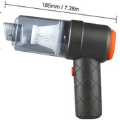 Resim Ganzhoushop Vakumlu Üflemeli Süpürgesi St-6644 Portatif Mini Araç Ally Uy Siyah 