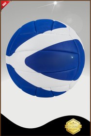 Resim Overpet Voleybol Topu V100 Model Mavi Beyaz Renk Voleybol Topu 