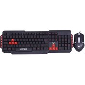 Resim Everest GMK-66 ARMOR Combo Siyah Usb Q Gaming Oyuncu Klavye + Mouse Set Everest