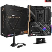 Resim Asrock Taichi AMD X670E 6600 MHz DDR5 AM5 Extended ATX Anakart 